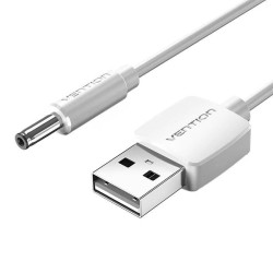 CONVERSOR USB/M DC 3.5 MM/M 1 M BLANCO VENTION