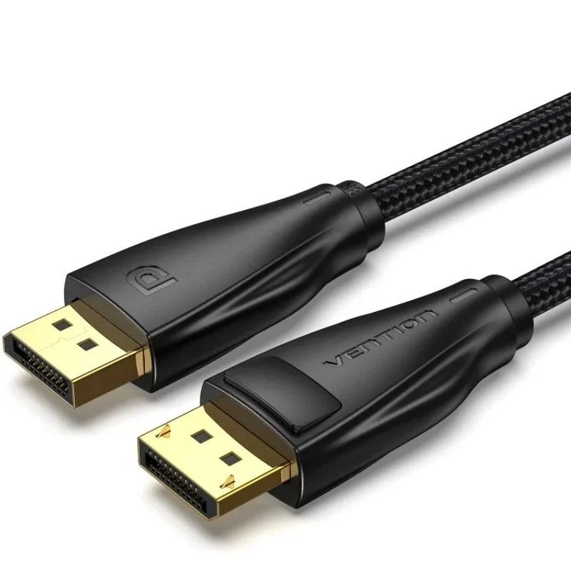 CABLE DISPLAYPORT 1.4 8K DP/M-DP/M TRENZADO 5 M NEGRO VENTION