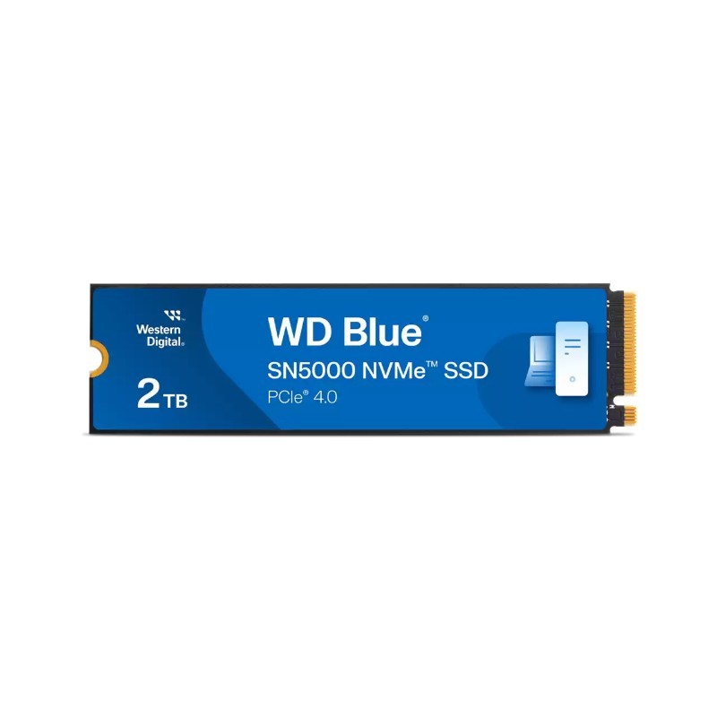 2 TB SSD SERIE M.2 2280 PCIe BLUE NVME SN5000 WD WDS200T4B0E