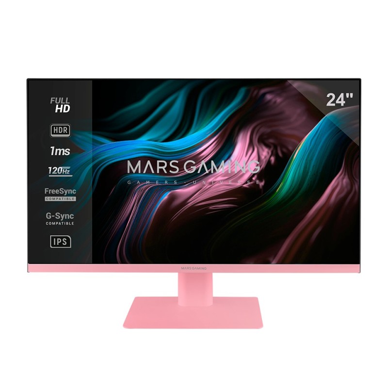 MONITOR GAMING MV-24 SLIM 24'' ROSA MARS GAMING