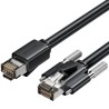 CABLE DE RED LATIGUILLO RJ45 CAT.6 SFTP AWG26 5 M NEGRO VENTION