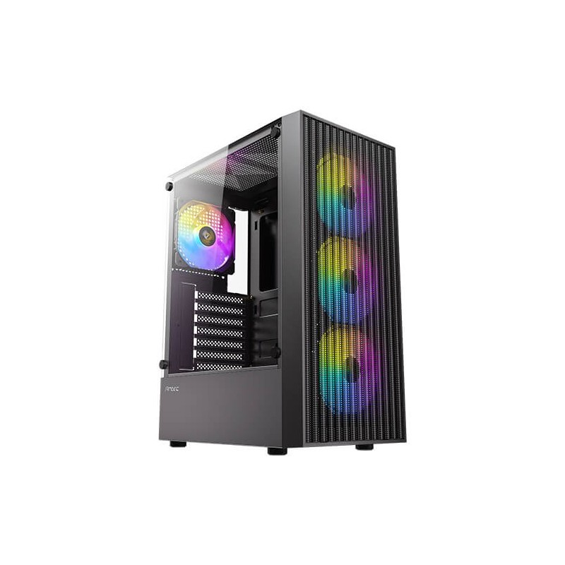 CAJA SEMITORRE ATX AX27 RGB ELITE NEGRO ANTEC