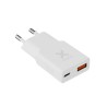 CARGADOR USB DE VIAJE/PARED 33W Go2 SLIMLINE TYPE-C/USB BLANCO XTORM