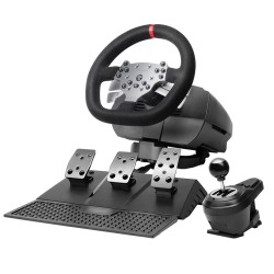 VOLANTE MWH-RSX RACING WHEEL FORCE FEEDBACK 1080º NEGRO MARS GAMING