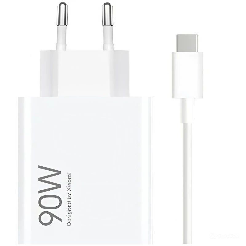 CARGADOR PARED 90W USB-A + CABLE TYPE-C BLANCO XIAOMI