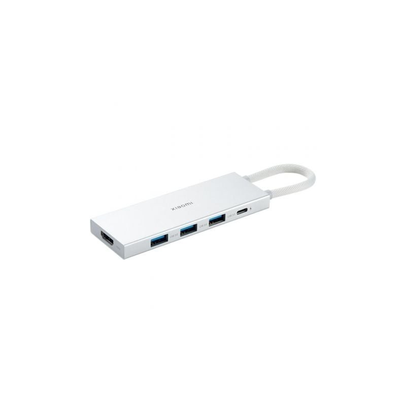 DOCKING STATION 5 PUERTOS 3xUSB-A/1xUSB-C PD/1xHDMI BLANCO XIAOMI