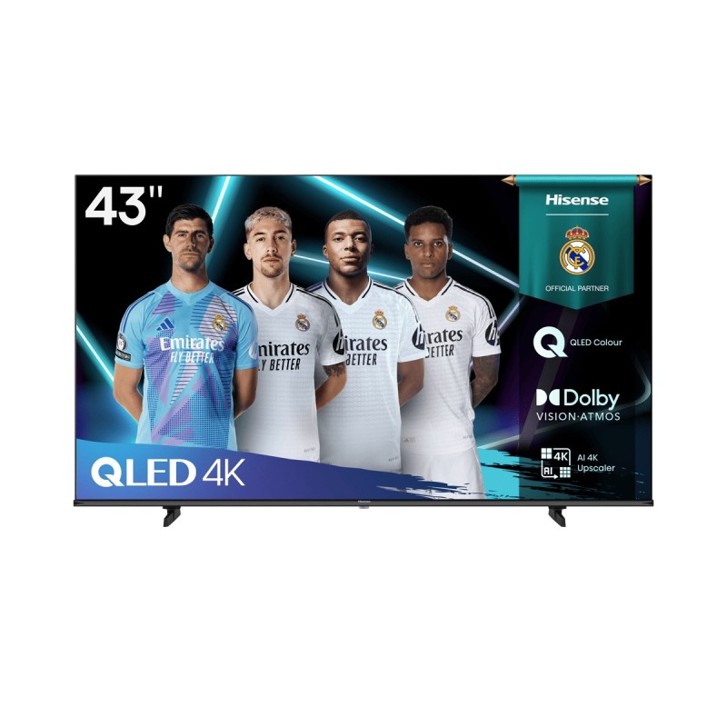TELEVISOR 43'' QLED UHD 4K QUANTUM DOT 43E7Q SMART TV HISENSE