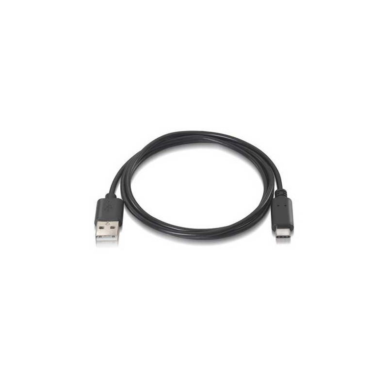 CABLE USB 2.0 3A TIPO USB-C/M- A/M 2 M NEGRO NANOCABLE