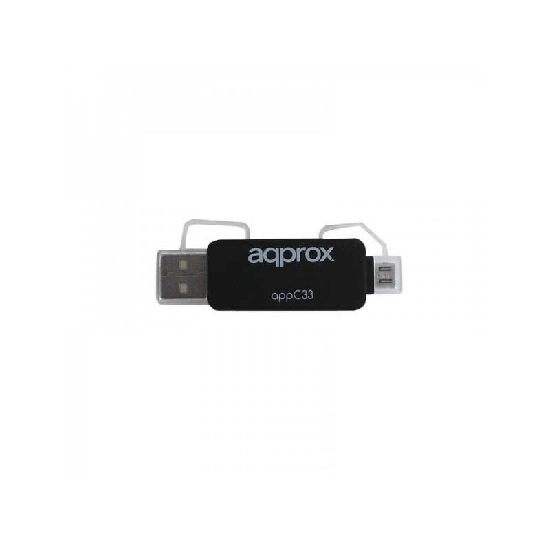 ADAPTADOR MICRO SD/SD/MMC A USB/MICRO USB APPROX