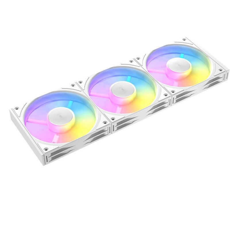 KIT 3 VENTILADORES AUXILIAR C120 A-RGB BLANCO ANTEC