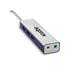 TARJETA SONIDO USB 5.2 + HUB USB 3.0 APPROX