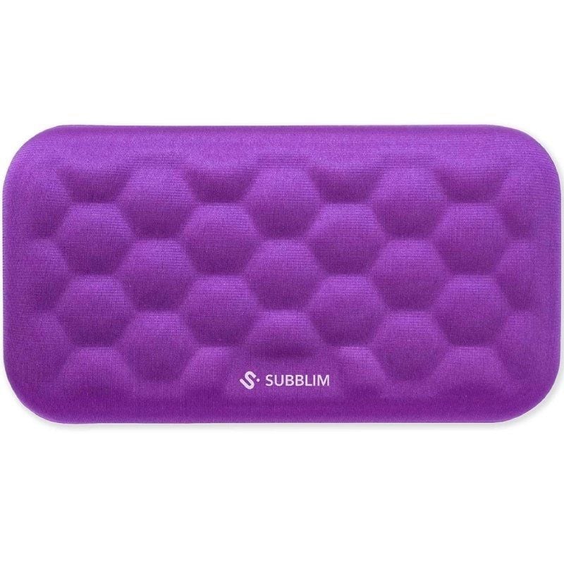 ALFOMBRILLA RATON ERGO WRIST REST MORADO SUBBLIM
