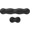 KIT ALFOMBRILLA TECLADO + RATON WRIST REST NEGRO SUBBLIM