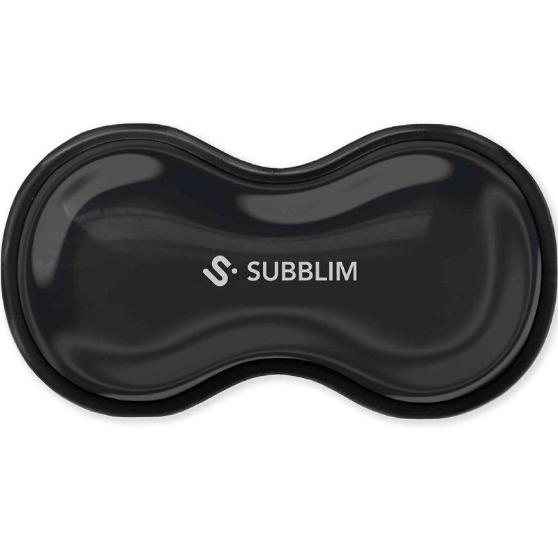 ALFOMBRILLA RATON CRYSTAL FLEX WRIST REST NEGRO SUBBLIM