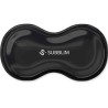 ALFOMBRILLA RATON CRYSTAL FLEX WRIST REST NEGRO SUBBLIM