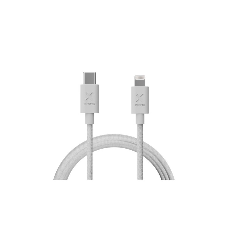 CABLE GO2 USB-C A LIGHTNING 1M BLANCO XTORM