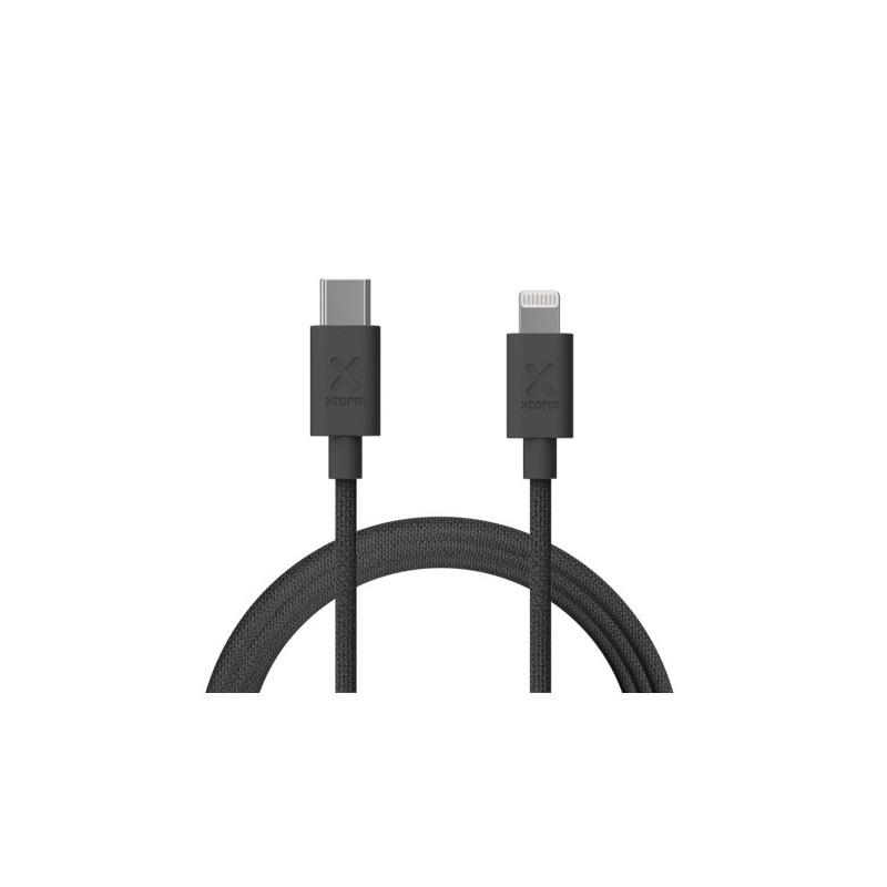 CABLE GO2 USB-C A LIGHTNING 1M NEGRO XTORM