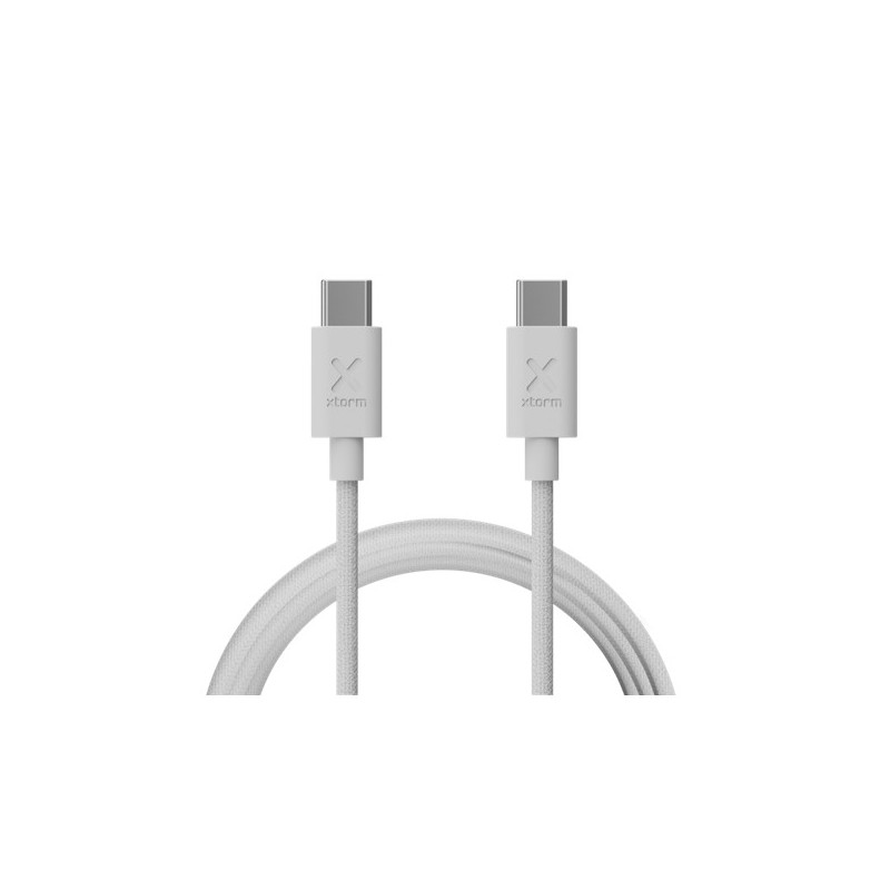 CABLE GO2 USB-C A USB-C PD 100W 1M BLANCO XTORM
