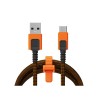 CABLE XTREME USB-A A USB-C 1.5M NEGRO/NARANJA XTORM