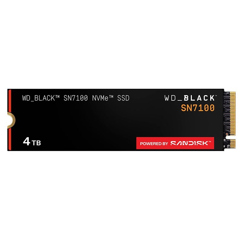 4 TB SSD SERIE M.2 2280 PCIe BLACK NVME SN7100 WD