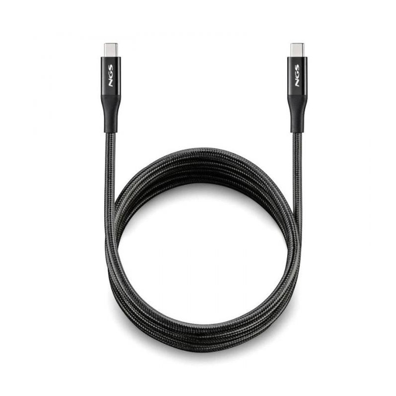 CABLE USB-A A USB-C 1 M KNOT NEGRO NGS