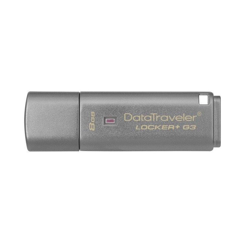 USB DISK 8 GB DATATRAVELER LOCKER+ G3 USB 3.0 KINGSTON