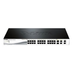 D-LINK SWITCH 24 PUERTOS 10/100 w/2 Combo 1000BaseT/SFP PoE