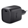CARGADOR PARED/VIAJE USB-C 30W MAXO NEGRO TRUST