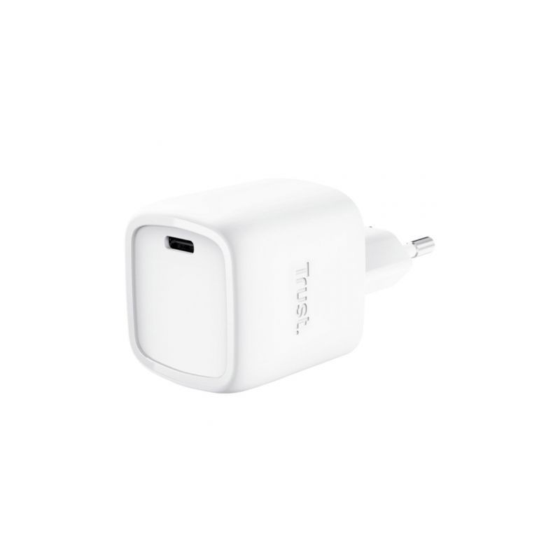 CARGADOR PARED/VIAJE USB-C 30W MAXO BLANCO TRUST