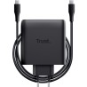 CARGADOR PARED/VIAJE 2xUSB-C 100W MAXO NEGRO TRUST