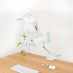 SOPORTE MESA 13''-34'' BLANCO TOOQ