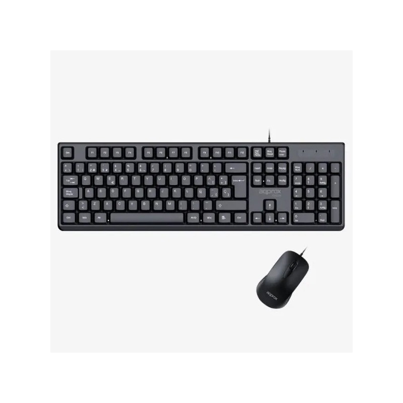 TECLADO + RATON OPTICO MX245 NEGRO APPROX