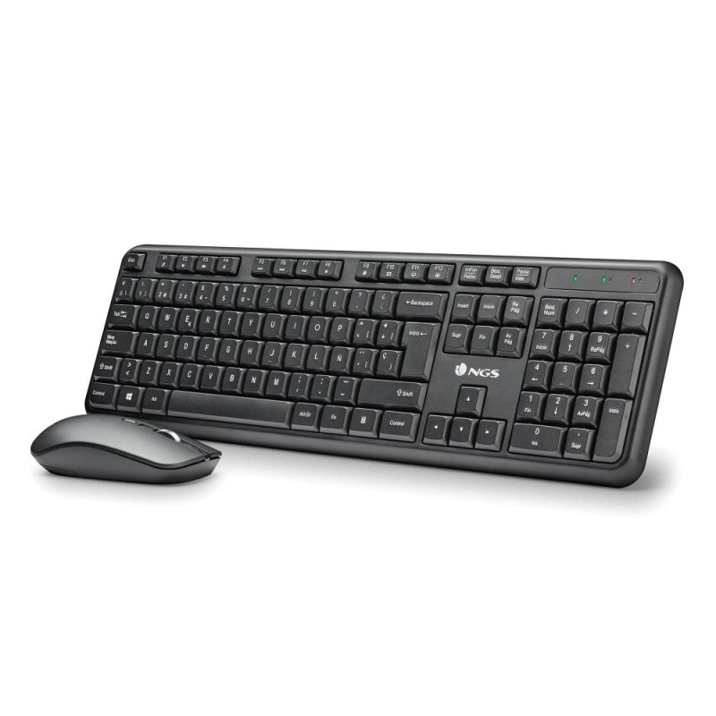 TECLADO + RATON WIRELESS SERENITY KIT NGS