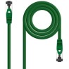 CABLE DE RED LATIGUILLO SSTP CAT8.1 AWG26 0.30 M VERDE NANOCABLE