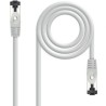 CABLE DE RED LATIGUILLO SSTP CAT8.1 AWG26 1 M GRIS NANOCABLE
