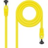 CABLE DE RED LATIGUILLO SSTP CAT8.1 AWG26 1 M AMARILLO NANOCABLE