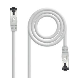 CABLE DE RED LATIGUILLO SSTP CAT8.1 AWG26 7 M GRIS NANOCABLE