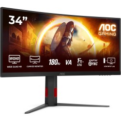 MONITOR GAMING AOC CURVO WQHD 180Hz CU34G4
