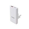 CARGADOR PARED GaN USB-C/PD + USB-A/QC 65W BLANCO TOOQ