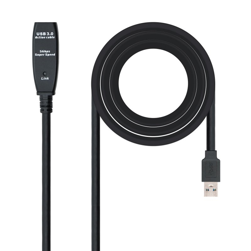 Nanocable Cable USB 3.0 Prolong. Amplificador 5 m