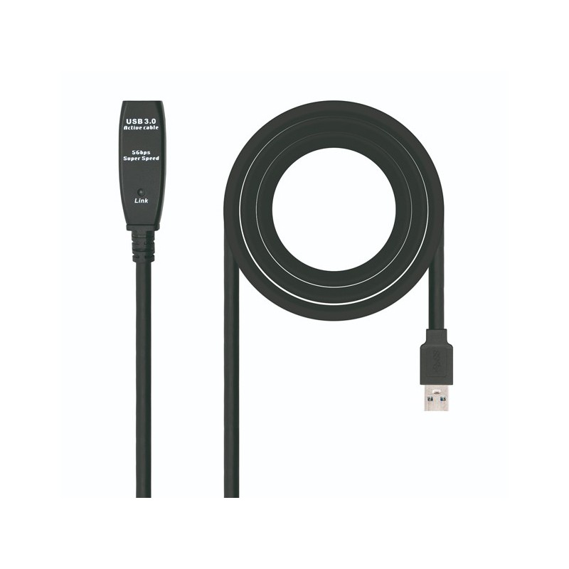 CABLE EXTENSION USB 3.0 TIPO A/M-A/H 5M NANOCABLE