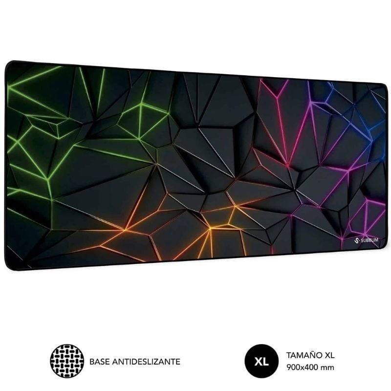 ALFOMBRILLA NEON OBSIDIAN XL SUBBLIM