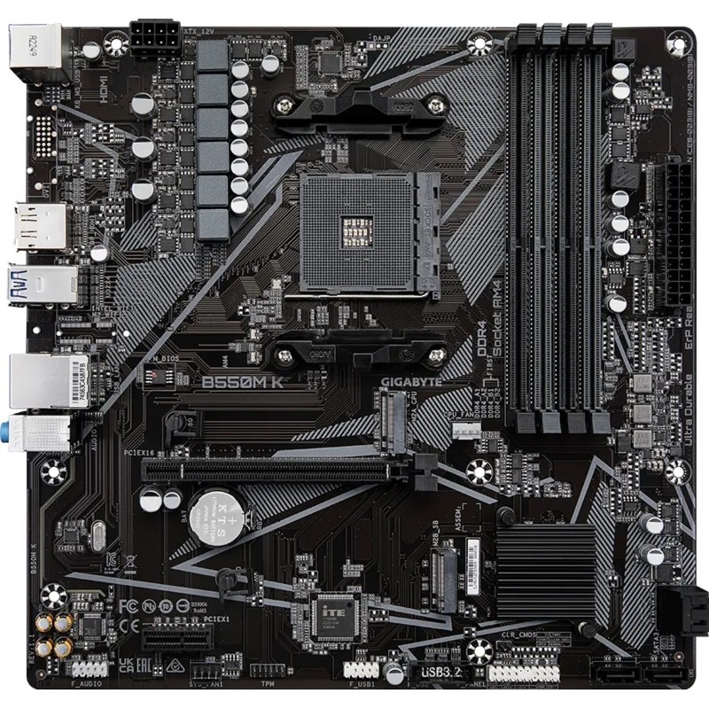 PLACA BASE B550M K GIGABYTE
