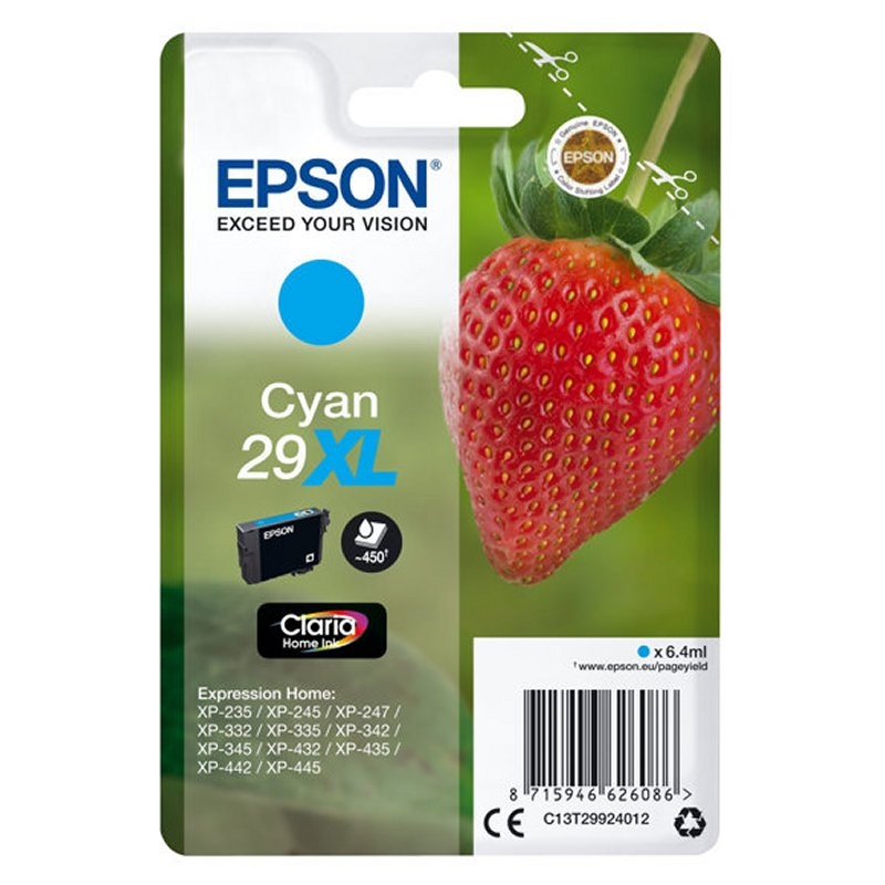Epson Cartucho T2992XL Cyan