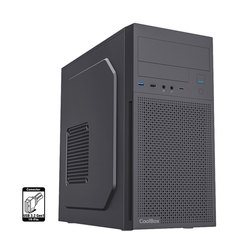 CAJA MICROATX M680 FA/500GR NEGRO COOLBOX