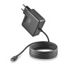 CARGADOR PARED GaN USB-C 100W NEGRO NGS