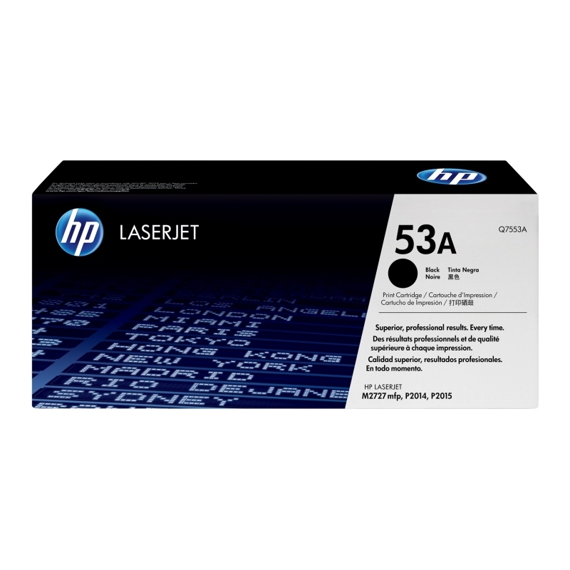 HP Tóner Q7553A Negro