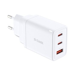 D-LINK CARGADOR PARED UNIVERSAL TOMA DE CORRIENTE/2xUSB-C/2xUSB-A 65W
