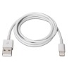 CABLE DATOS/CARGADOR USB LIGHTNING 1M BLANCO NANOCABLE