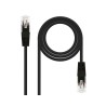 CABLE DE RED LATIGUILLO RJ45 UTP CAT6 AWG24 3 M NEGRO NANOCABLE